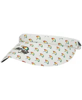 Men's Imperial White Bay Hill Allover Umbrella Visor