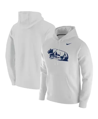 Men's Nike White Penn State Nittany Lions Vintage-Like School Logo Pullover Hoodie