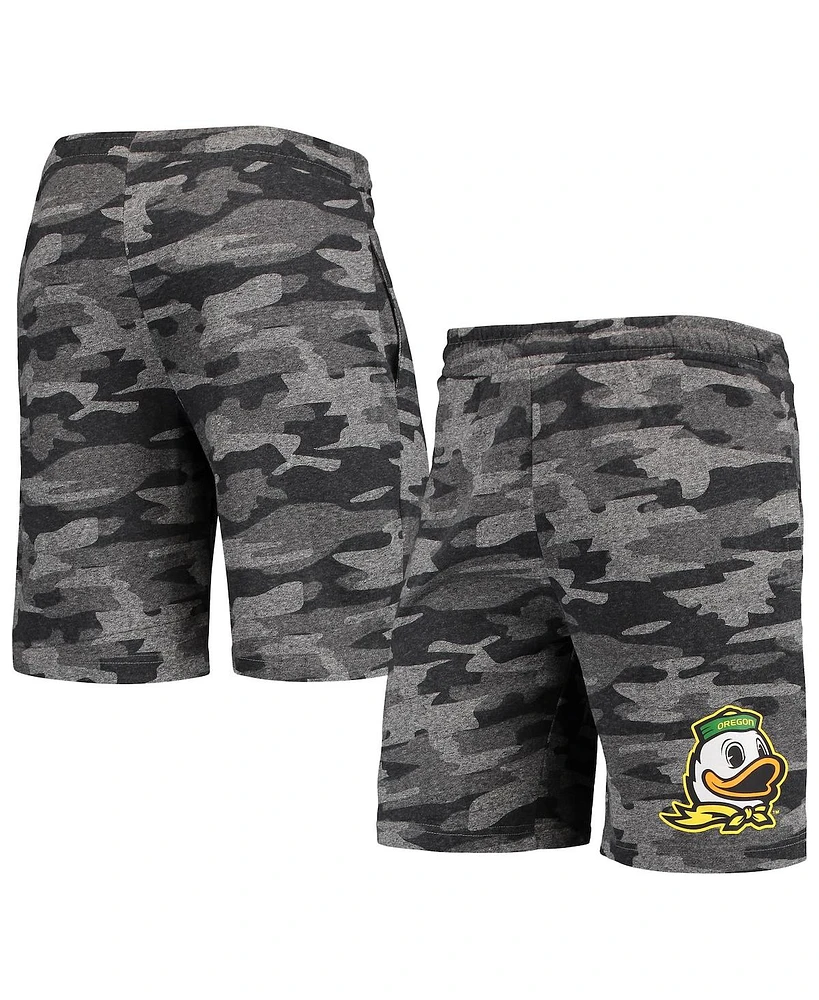 Men's Concepts Sport Charcoal, Gray Oregon Ducks Camo Backup Terry Jam Lounge Shorts