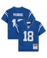 Toddler Boys and Girls Mitchell & Ness Peyton Manning Royal Indianapolis Colts 1998 Retired Legacy Jersey