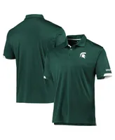 Men's Colosseum Green Michigan State Spartans Santry Polo Shirt