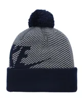 Men's Nike Navy, Gray Team Usa Futura Cuffed Knit Hat with Pom