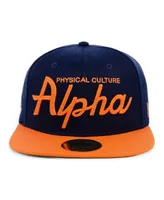 Men's Physical Culture Navy Alpha Physical Culture Club Black Fives Snapback Adjustable Hat