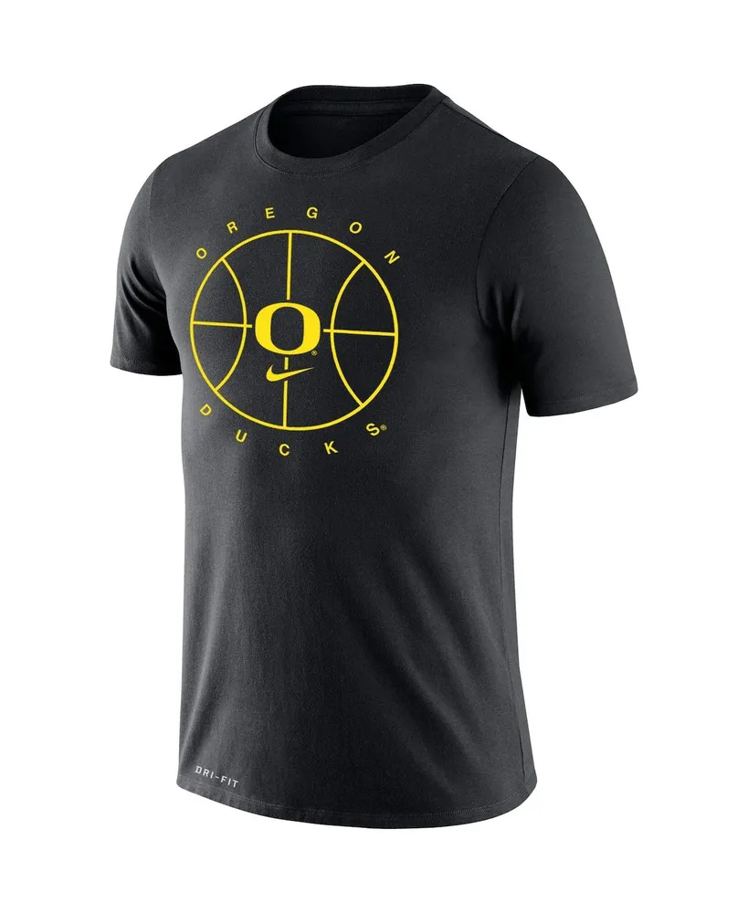 Men's Nike Black Oregon Ducks Basketball Icon Legend Performance T-shirt