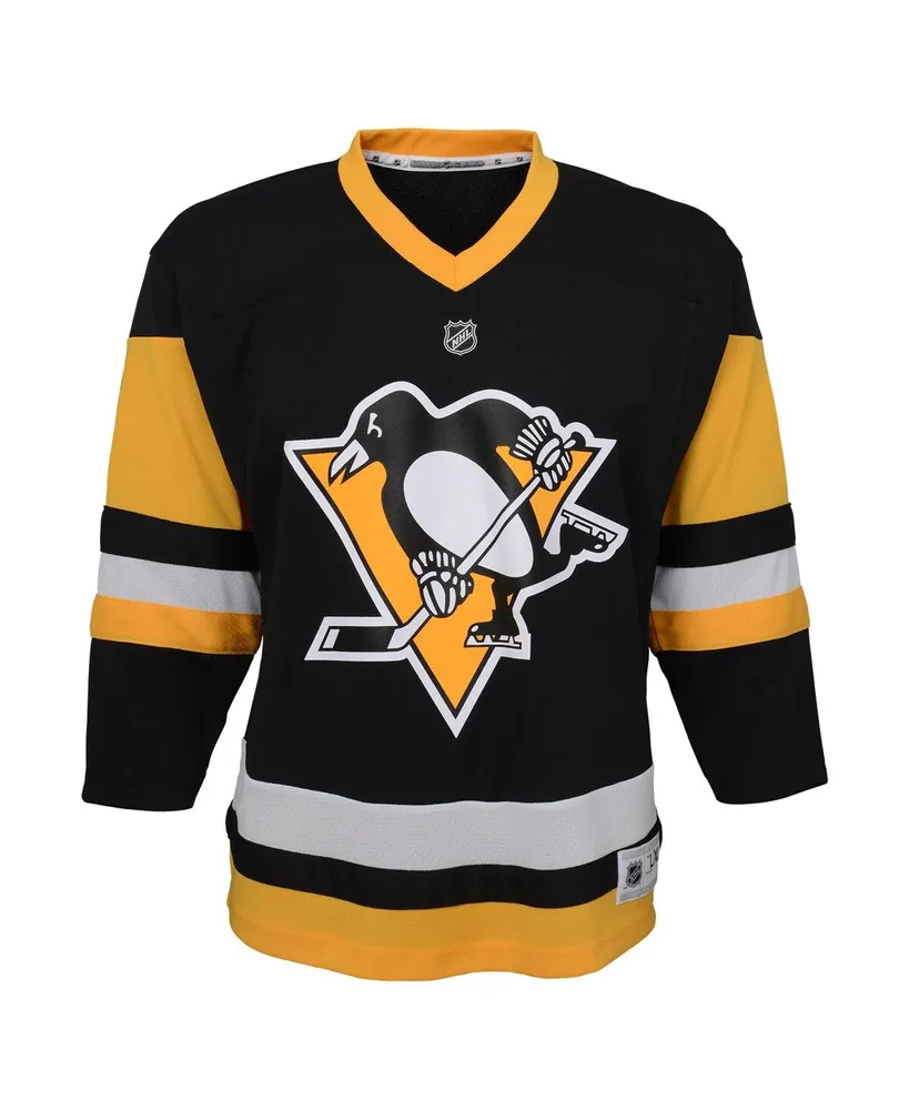 Infant Boys and Girls Sidney Crosby Black Pittsburgh Penguins Replica Player Jersey