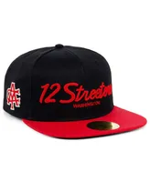 Men's Physical Culture Black 12 Streeters Black Fives Snapback Adjustable Hat