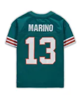 Preschool Boys and Girls Mitchell & Ness Dan Marino Aqua Miami Dolphins 1984 Retired Legacy Jersey