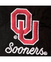 Women's Top of the World Black Oklahoma Sooners Sierra Sherpa Quarter-Snap Jacket