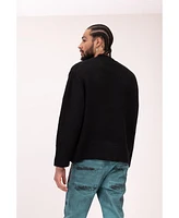 Ron Tomson Men's Modern Oversized Bold Sweater