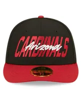 Men's New Era Black and Cardinal Arizona Cardinals 2022 Nfl Draft Low Profile 59FIFTY Fitted Hat