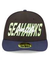 Men's New Era Black and Navy Seattle Seahawks 2022 Nfl Draft Low Profile 59FIFTY Fitted Hat