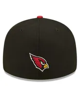 Men's New Era Black and Cardinal Arizona Cardinals 2022 Nfl Draft Low Profile 59FIFTY Fitted Hat