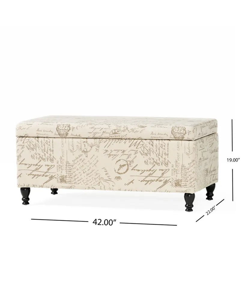 Parisian Storage Ottoman