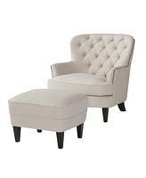 Tafton Club Chair and Ottoman Set, 2 Piece