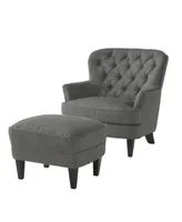 Tafton Club Chair and Ottoman Set