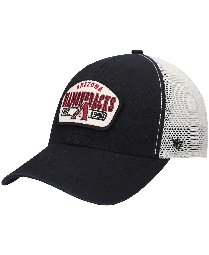 Men's New Era Black Arizona Diamondbacks Tear Trucker 9FIFTY Snapback Hat