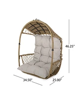 Greystone Outdoor and Indoor Wicker Hanging Chair