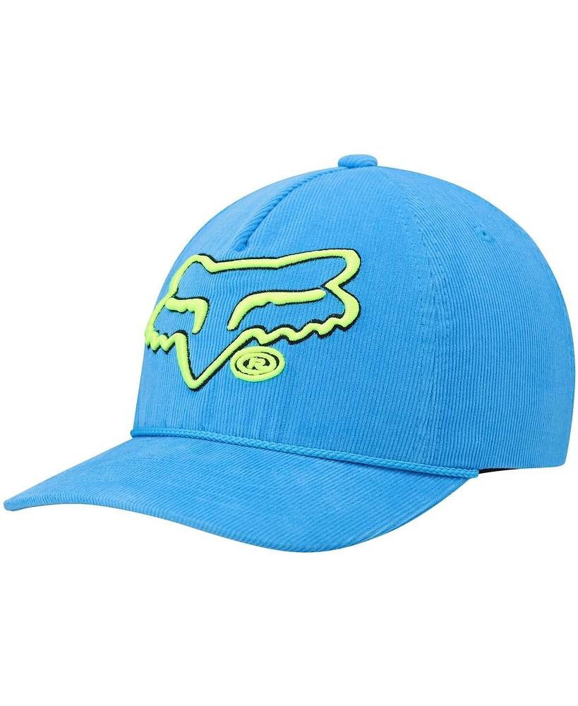 Men's Blue Fox Racing Brushed Snapback Hat
