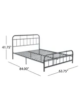 Berthoud Minimal Industrial Queen Bed Frame