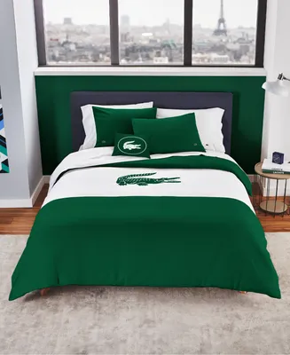 Lacoste Home Crew 3-Pc. Comforter Set, Twin/Twin Xl