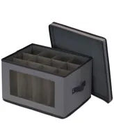 Household Essentials Balloon Wine Glass Storage Box