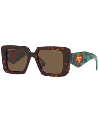 Prada Low Bridge Square Women's Sunglasses, Pr 23YSF