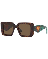 Prada Low Bridge Square Women's Sunglasses, Pr 23YSF