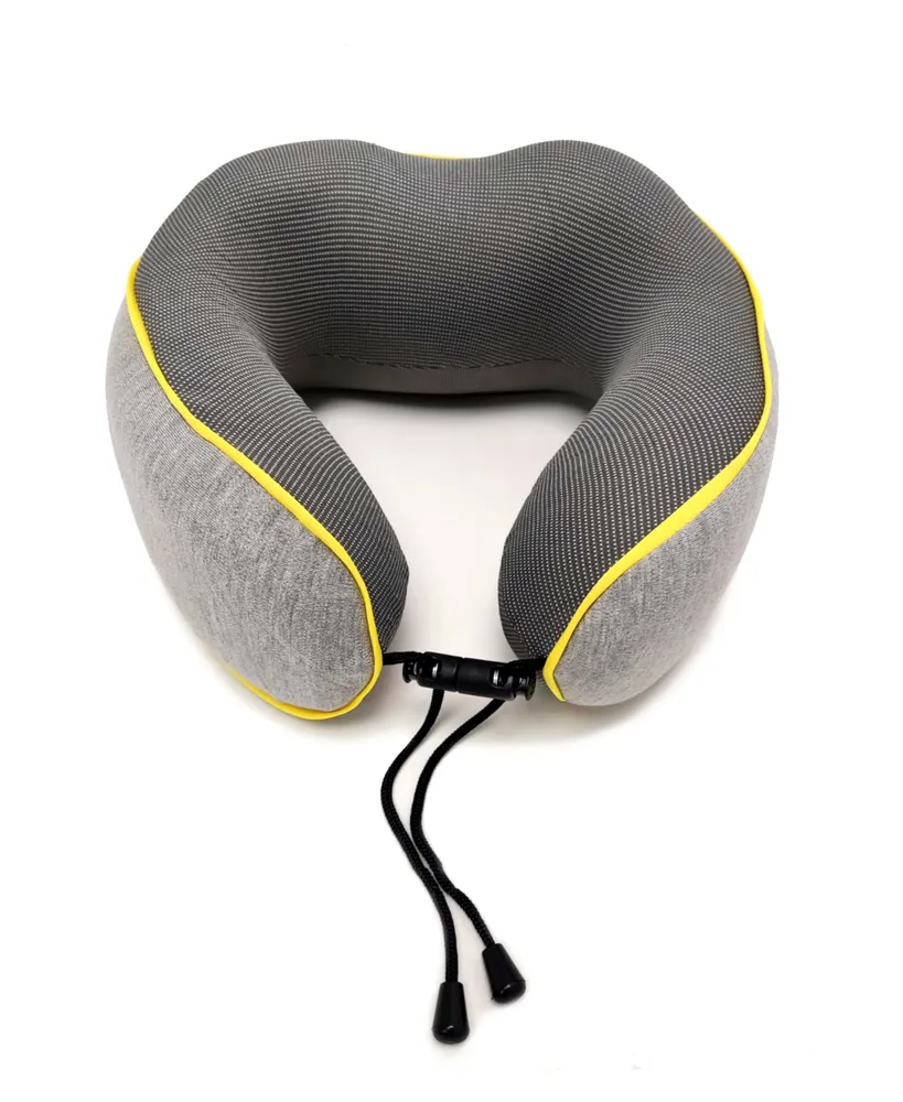 Memory Foam Travel Pillow - Silver