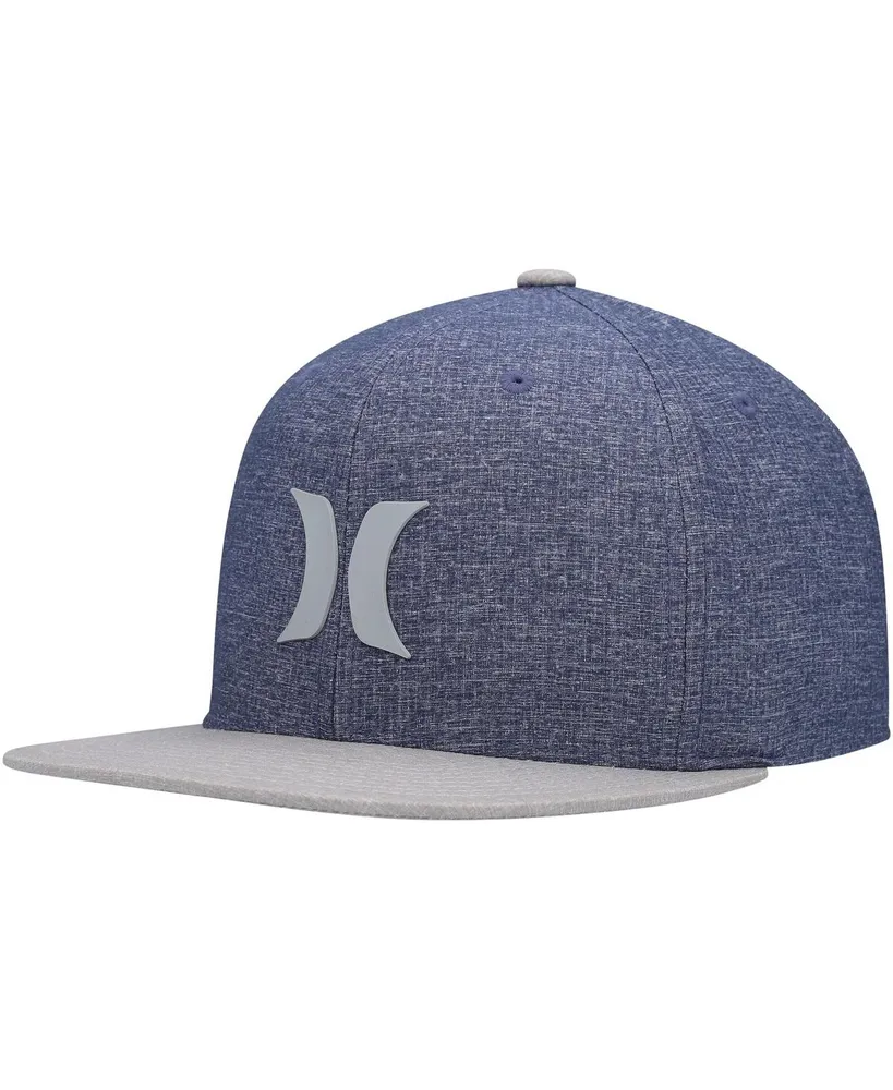 Men's Hurley Blue, Gray Phantom Core Snapback Hat