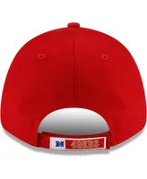 Men's New Era Scarlet San Francisco 49ers Team The League 9FORTY Adjustable Hat