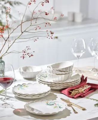 Lenox French Perle Berry Holiday Dinnerware Collection