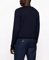 Boss by Hugo Men's Slim-Fit Merino Wool Sweater