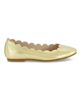 Jessica Simpson Little and Big Girls Ballet Flat - Gold