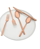 Cambridge Silversmiths Beacon Copper Mirror 20-Piece Flatware Set, Service for 4