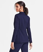 Bar Iii Women's Notch-Collar Single Button Blazer, Created for Macy's