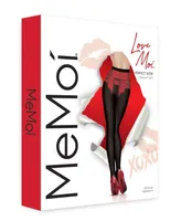 MeMoi Women's Tie Me Up Opaque Tight Stockings