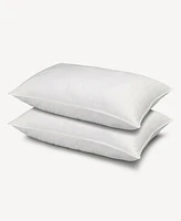 Ella Jayne 100% Cotton Dobby-Box Shell Firm Density Side/Back Sleeper Down Alternative -Pack Pillow