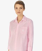 Lauren Ralph Roll Cuff Sleepshirt Nightgown