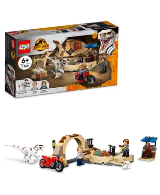 Lego Jurassic World Atrociraptor Dinosaur: Bike Chase 76945 Building Set, 169 Pieces