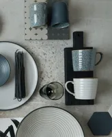 Denby Studio Grey 2 Piece Ridged Mug Set