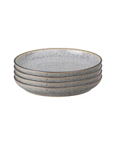 Denby Studio Grey 4 Piece Small Coupe Plate Set