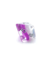 Eclipse Amethyst Dice Set, 8 Pieces
