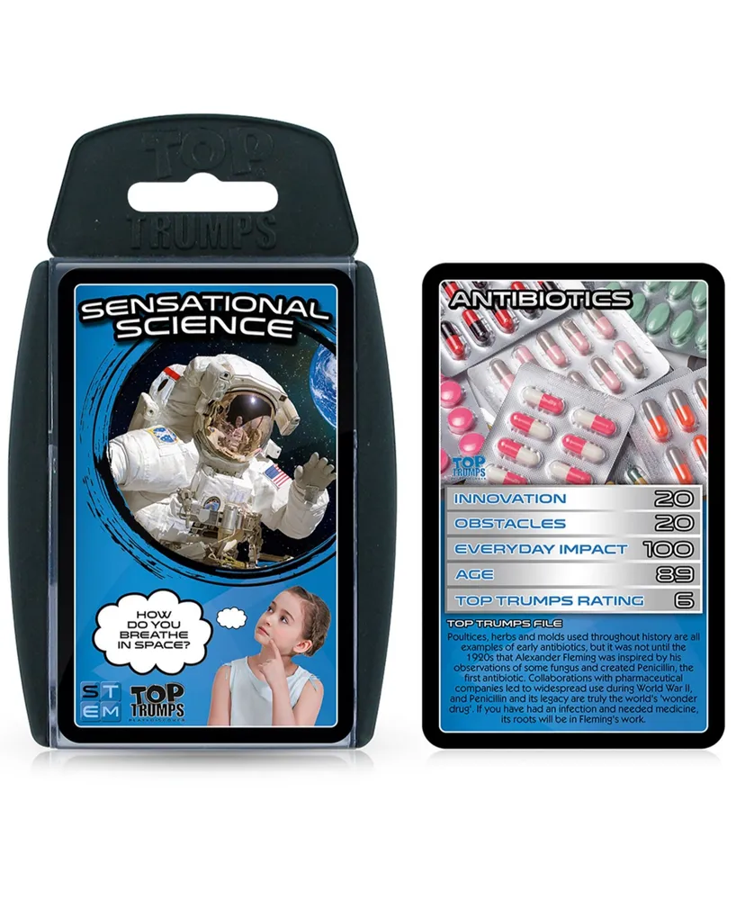 Top Trumps Science and Technology Quiz Tt-Ast Stem Game Set, 30 Pieces