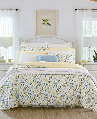 Laura Ashley Meadow Floral 3-Pc. Duvet Cover Set, King