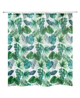 Avanti Viva Palm Printed Shower Curtain, 72" x 72"