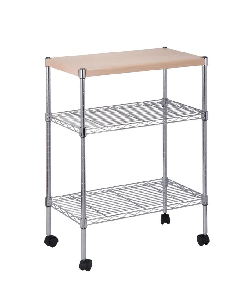 Whitmor 3-Tier Supreme Small Chrome Shelves