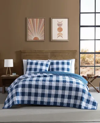 Closeout! Wrangler Flagstaff Check piece Quilt Set