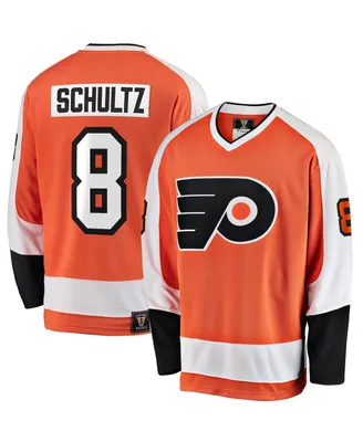 Men's Fanatics Dave Schultz Orange Philadelphia Flyers Premier Breakaway Retired Player Jersey