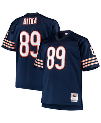 Men's Mitchell & Ness Mike Ditka Navy Chicago Bears Big and Tall 1966 Retired Player Replica Jersey