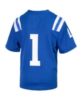 Big Boys Nike #1 Royal Duke Blue Devils Untouchable Football Jersey